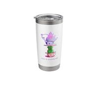 Tea Time - Alice in Wonderland - Tea Cup Stack Stainless Steel Insulated Tumbler