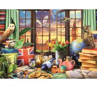 Trefl Premium Plus Quality Tea Time Puzzle - British Tradition - 1000 Pieces, Series of Painted Nostalgic Images, Perfectly Matching Tiles, for Adults and Children from 12 Years