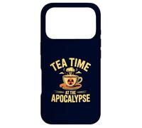Tea Time at the Apocalypse Nuclear Mushroom Cloud Cup Case for iPhone 17 Pro