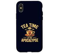 Tea Time at the Apocalypse Nuclear Mushroom Cloud Cup Case for iPhone X/XS