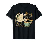 Tea time in the garden Cottagecore floral spring T-Shirt