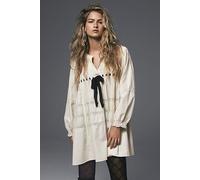 Tea Time Mini Dress at Free People in Vanilla, Size: Small - female