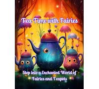 Tea Time with Fairies: Step into an Enchanted World of Fairies and Teapots (Cute Whimsical Teapot Fairies Coloring)