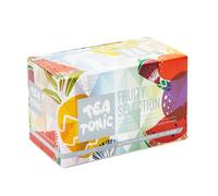 Tea Tonic Fruity Tea Selection - Herbal Tea Sampler Box with Assorted Fruit-Flavored Tea Bags, Gluten-Free, Sugar-Free, Vegan, Non-GMO, No Artificial Flavors or Colors, Perfect for Tea Lovers - 33