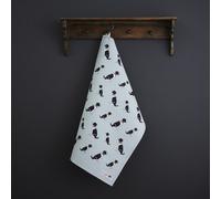 Tea Towel - Springer Spaniel Black & White by Sweet William