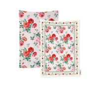 Tea Towels: 2 X Cath Kidston Archive Rose Tea Towels, 100% Cotton