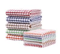 Tea Towels - Cotton Dish Cloth Set | 10 Pack Kitchen Towels | 15.75x11.02 Inches Ultra Soft Quick Dry Cotton Fabric | Absorbent Flour Sack Towel for Countertop Utensils Dishes Everyday Home Use