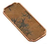 Tea Tray Featuring Solid Walnut Construction and Artisan Carving by Chinese Design Principles and Functional Requirements (C)