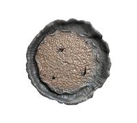 Tea Tray Retro Ceramic Tea Tray Gilded Lotus Leaf Tea Serving Tray w/Drain Port Chinese Gongfu Tea Tray Coffee Table Tray Table Box w/Water Storage and Drainage Tea Plate