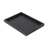 Tea Tray Solid Wood Rectangle Shape Solid Wood Tea Coffee Snack Food Meals Serving Tray Plate Restaurant Trays(22 * 12 * 2cm)