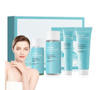 Tea Tree Acne Skincare Sets - Salicylic Acid Facial Care Kits - Skin Care Sets & Kits with Face Cleanser, Toner, Serum,Cream - Control Oil Acne Treatment Gift Sets for Teenage Girls