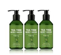 Tea Tree Body Wash, Tea Tree Tinea Versicolour Body Wash, with Natural Tea Tree Oil, Skin Care for Acne on the Back, Folliculitis, Itching in the Groin Area, Athlete's Foot and Ringworm (3)