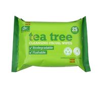 Tea Tree Daily Use Face Cleansing Facial Make Up Impurities Removal 25 Wipes x 24