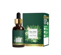 Tea Tree Essential Oil | 100% Pure & Natural | Dandruff Control & Glowing Skin | Moisturizes Dry Hair | Clears Acne & Soothes Skin | 14ml