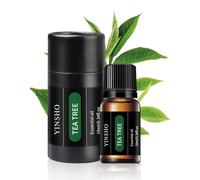 Tea Tree Essential Oil Singles 10 ML, 100% Natural Tea Tree Essential Oil, Pure & Organic Diffuser Oil, Natural Vegan & Undiluted for Aromatherapy/Massage/Bath/Skin/Hair
