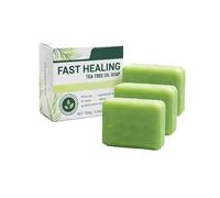 Tea Tree Oil Antifungal Soap Bar, Natural Tea Tree Oil Soap, Pure Plant Based Tea Tree Cleansing Soap for Whole Body Daily Cleaning, Sports Shower And Long Term Skin Health Maintenance (3Pc)