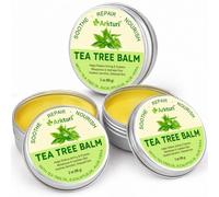 Tea Tree Oil Balm 120g/4oz - Natural Intensive Skin Repair Ointment with Aloe Vera & Eucalyptus Oil - Soothing Balm for Dry, Itchy, Sensitive Skin, Rash, Eczema, Irritated Skin & Feet