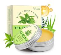 Tea Tree Oil Balm,Premium Multi-Plant Complex Formula Soothing Itching & Dry Skin - Moisturizing Care for Hands, Feet, Elbows & Knees | Non-Greasy For All Skin Types
