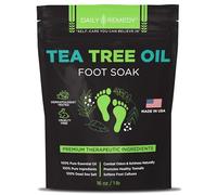 Tea Tree Oil Foot Soak With Epsom Salt - Made in USA - For Toenail Fungus, Athletes Foot, Stubborn Foot Odor Scent, Fungal, Softens Calluses & Soothes Sore Tired Feet.