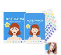 Tea Tree Oil Hydrocolloid Acne Patches - 168 Cute Pimple Patches with Case, 6 Colors Star Zit Stickers for Face, Gentle Natural Acne Care Solution, Invisible Blemish Dots for Teens & Girls