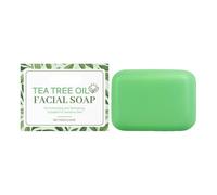 Tea Tree Oil Soap, 100G Natural Tea Trees Bar Soaps for Body Face, Moisturizing Teas Trees Oil Soaps for Women Men, Handmade Teas Tree Body Wash Soap Bar, for All Skin Types