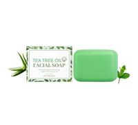 Tea Tree Oil Soap Bar - Natural Organic Bath Soaps | Facial Cleanser and Body Oder Moisturizer for Men Women Baby Kids Home Travel Health Household Hygiene Skin Shower