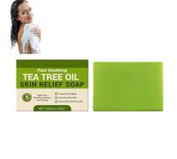 Tea Tree Oil Soap Bar,Natural Organic Bath Soaps,Relief Soap Bar for Healthy Skin,Herbal Cleansing Soaps with Plant-Based Formula,Odor Control & Daily Refreshing Cleanse,Body Wash Soap for Skin Fungus