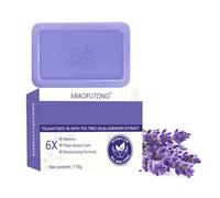Tea Tree Oil Soap Bar - Purifying Face & Body Soap with Fresh Herbal Scent For Blemish-Prone Deep Cleansing, Controls Skin,