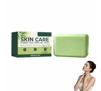Tea Tree Oil Soap Bars for Face & Body, Gentle Daily Cleansing for Sensitive Skin Natural Bar Soap, Natural Organic Bath Soaps with Coconut Oil, Face & Body Oils Control Cleansing Soaps. (1PCS)