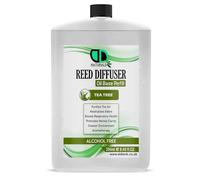 Tea Tree Reed Diffuser Oil Base Refill - Alcohol-Free, Eco-Friendly, Aromatherapy Essential Oil, Long-Lasting Home Fragrance (250ml Postal)