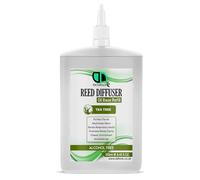 Tea Tree Reed Diffuser Oil Base Refill - Alcohol-Free, Eco-Friendly, Aromatherapy Essential Oil, Long-Lasting Home Fragrance (250ml Nozel)