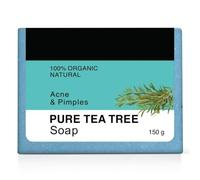 Tea Tree Soap | 100% Natural, Handmade & Cold Processed | With Essential Oils & Exotic Herbs | Fights Acne, Deeply Cleanses & Refreshes | Luxury Bathing Bar - 150g