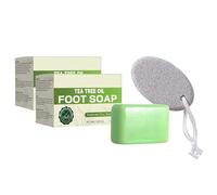 Tea Tree Soap - Refreshing Body and Face Cleansing for Oily and Sweat-Prone Skin, Deep Pores, Fast Foaming, Plant-Inspired Formula