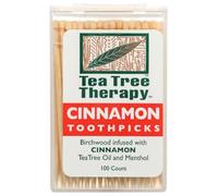 Tea Tree Therapy Toothpicks, Cinnamon, 100 Count
