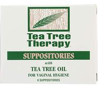 Tea Tree Therapy Vaginal Suppositories with Oil, 6 Count