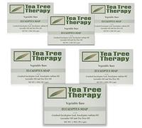 Tea Tree Therapy Vegetable Base Bar Soap, Eucalyptus, 6 Count