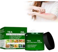 Tea TreeHealing Cream,Tea Oil Skin Cream,Professional Tea Skin Repair Cream,Natural Herbal Moisturizer for All Skin Types,Nourish and Moisturize the Skin (1)