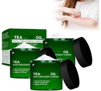 Tea TreeHealing Cream,Tea Oil Skin Cream,Professional Tea Skin Repair Cream,Natural Herbal Moisturizer for All Skin Types,Nourish and Moisturize the Skin (3)