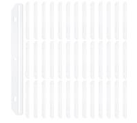 Teaaha 40 Pcs 3 Hole Punched Magazine Holders - 3 Ring Binder Inserts for Organising Magazines Documents