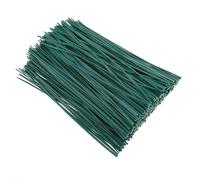 Teaaha 500PCS 4.72 in Twist Ties Flexible Plant Ties, Reusable Plastic Zip Ties for Plants, Vines and Wrapping Cords Tree Gardening Plants Growth and Care, Home Cable Organization (Dark Green)