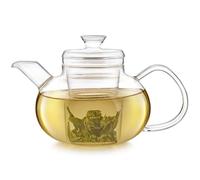 Teabloom Pure Connoisseur Heatproof Glass Teapot With Microdot Glass Infuser For Whole Leaf Teas, 34 Ounces - A Tea Purist's Choice