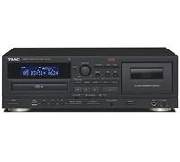 Teac AD-850-SE CD Player & Cassette Player with USB Recording and Playback (Microphone Input, Echo Effect, Karaoke Enabled, Digital-Analog Conversion) Black