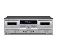 Teac W-1200 Twin Cassette Deck - Silver