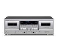 Teac W-1200 Twin Cassette Deck With Usb Archiving - Silver