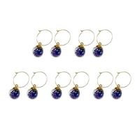 [TEACH] 10 Pieces Wine Cocktail Champagne Tasting Party Wine Glass Charm Ring Goblet Drink Marker Label