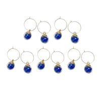 [TEACH] 10 Pieces Wine Cocktail Champagne Tasting Party Wine Glass Charm Ring Goblet Drink Marker Label