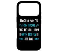 Teach a man to fish trout - Trout Fishing Case for iPhone 17 Pro