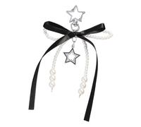 [TEACH] Bowker Chain Charm Aesthetics Keychain Star Key Ring Handbag Charm Creative Bag Pendant Ornament Star Key Chain Creative Key Ring Aesthetic Car Decoration, Hollow