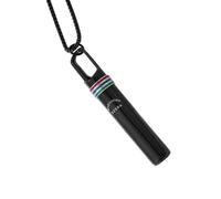 [TEACH] Fashion necklace with 528Hz frequency is helpful for meditation and breathing exercises, sturdy stainless steel material