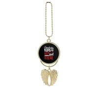Teach Kids to Hit And Steal Baseball Car Rear View Mirror Pendant for Women Charm Decor Interior Hanging Accessories